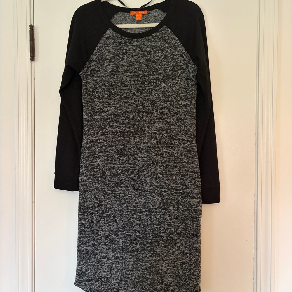 Joe Fresh Black and Gray Dress